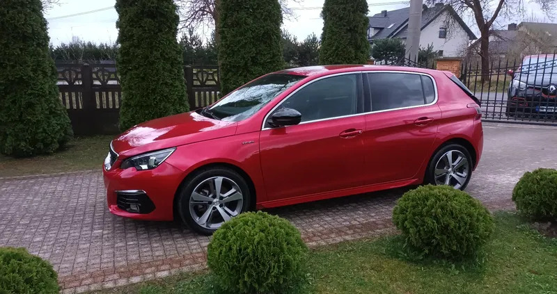 świętokrzyskie Peugeot 308 cena 39800 przebieg: 78000, rok produkcji 2019 z Kielce